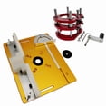 thumbnail image 1 of Mistaha Woodworking Router Lift Table Set with 2" Lifting Stroke - Aluminum Alloy Body, Stainless Steel Support Rod - Compatible with 64-65mm Motor Diameters, 1 of 6
