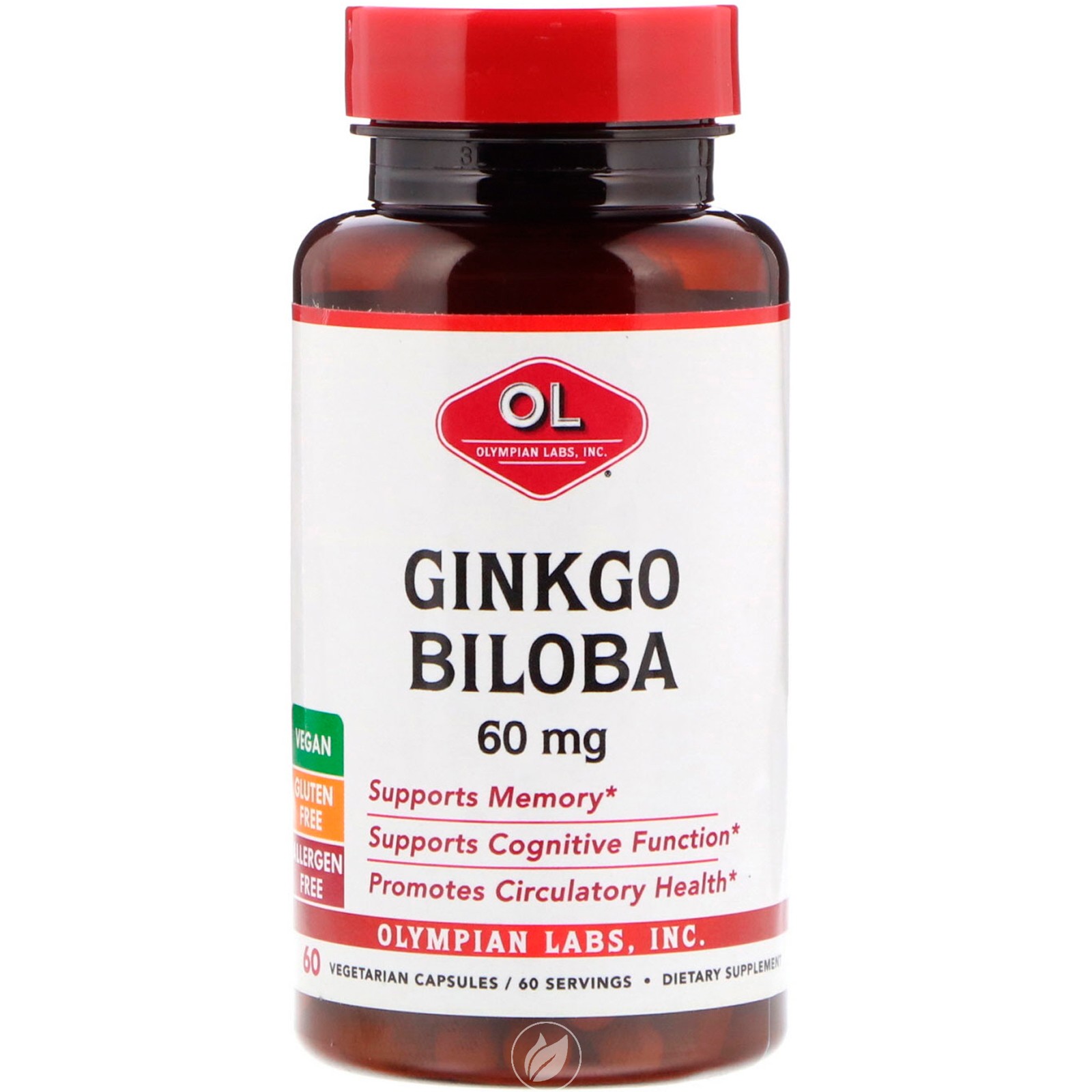 (2 Pack) Olympian Labs Ginkgo Biloba Extract 60 mg 60 Capsule Walmart