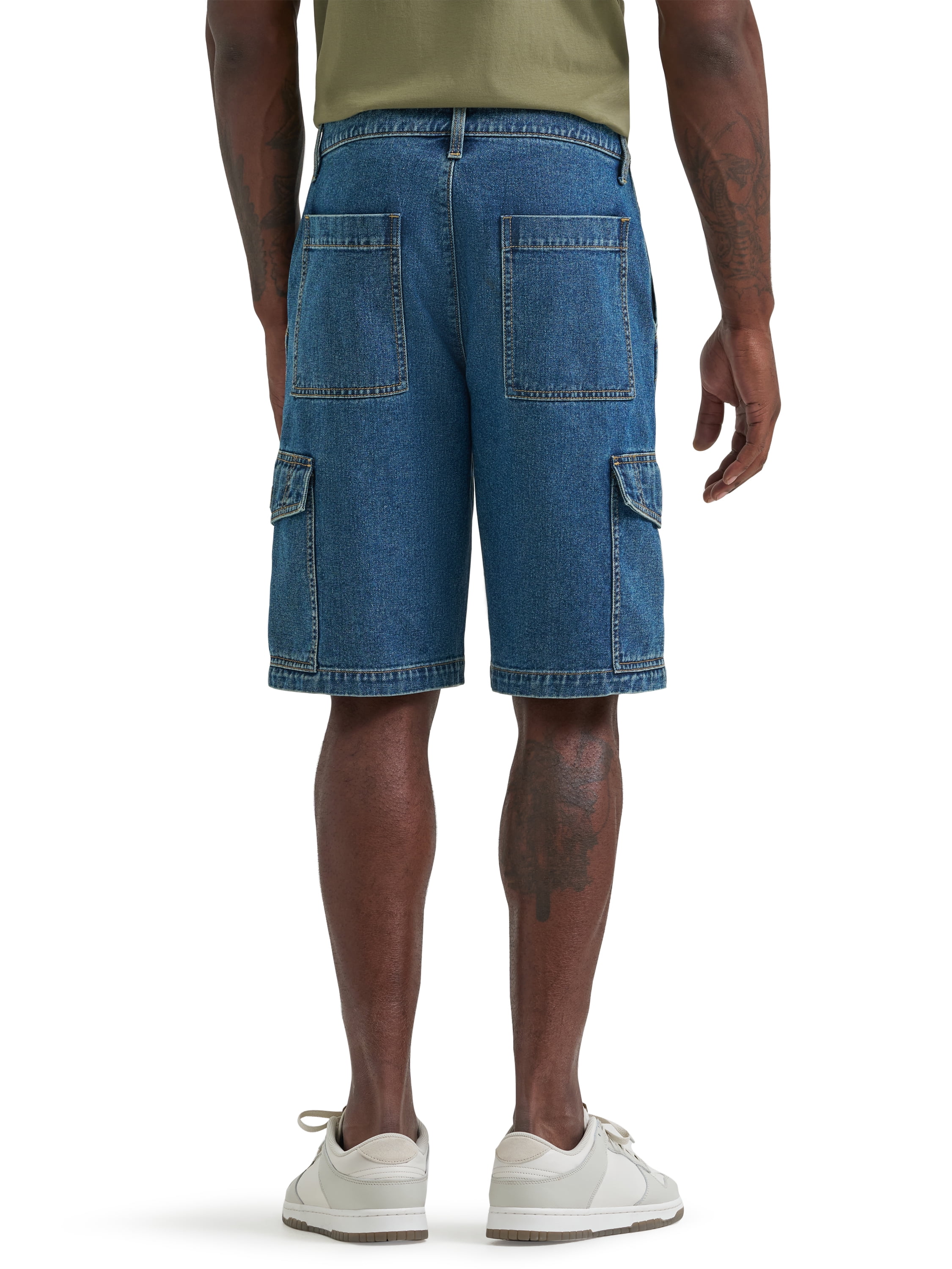 Wrangler® Men's Utility Streetwear Six Pocket Denim Cargo Short