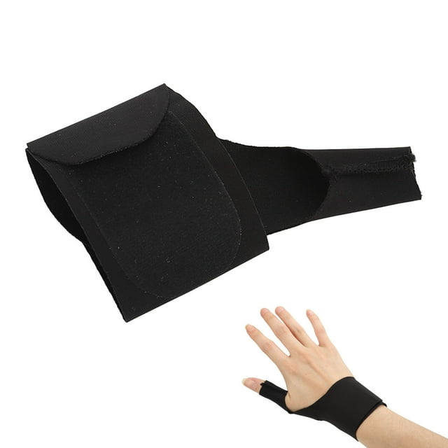 Attelle de Soutien pour Pouce Légère et Respirante - Soutien et Restauration pour Arthrite, Tendinite et Sur-Utilisation avec Sangle Réglable pour Sports
