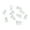 Clear, variant on 10pcs/lot Candy Color Resin Mini Bear Charms For DIY Jewelry Making Accessories-Clear