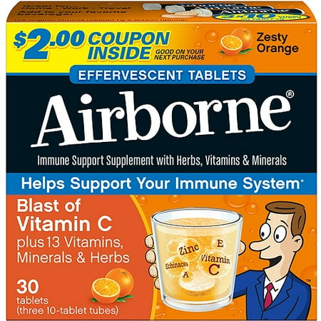Airborne Blast Of Vitamin C Zesty Orange