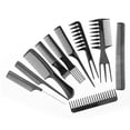 thumbnail image 1 of Set de Peines para el Cabello, Cuidador de Plástico Portátil de Masaje de Larga Duracia cuidados para el Cabello 10 piezas de desglose de peinado para al aire libre, 1 of 7