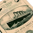 thumbnail image 2 of Nautical Vintage Titanic Vinolia Soap Ad Hanging Wooden Sign Bathroom Wall Art Home Decor, 2 of 4