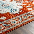 thumbnail image 6 of Tevazu Dark Orange 6'7" x 9' Traditional Rectangle Area Rug, 6 of 6