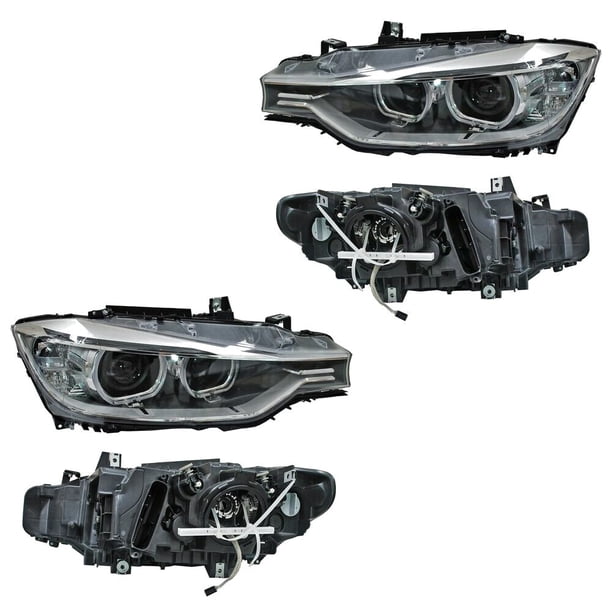 PAR FAROS Generica con motor tipo Para xenon Compatible con Bmw Serie 3 2012 - 2015 GEN