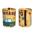 thumbnail image 2 of Honeii Happy Thanksgiving Day Print Waterproof Car Trash Can,Waterproof Portable Collapsible Trash Can,Garbage Container fits Most Cars,SUVs,and Trucks, 2 of 7