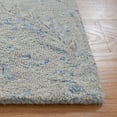 thumbnail image 3 of SAFAVIEH Micro-Loop Charlie Medallion Runner Rug, Grey/Blue, 2'3" x 7', 3 of 8