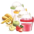 thumbnail image 1 of 4 Pack 17 oz Small Breakfast On The Go Yogurt Parfait Cups, Reusable Plastic Containers with Lids and Spoons, Perfect Jars for Overnight Oats Cereal Granola Oatmeal (4 Pack - 2), 1 of 8