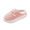 Pink, variant on Cloud Sole Mules for Women, Ribbed Plush Winter House Slippers for Women, Cute Cartoon Warm Fall Shoes Slip On Comfy Indoor Slippers