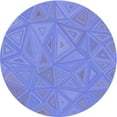 thumbnail image 1 of Ahgly Company Machine Washable Indoor Square Transitional Sky Blue Area Rugs, 3' Square, 1 of 7