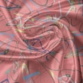 thumbnail image 5 of Ambesonne Bike Window Valance, Colorful Retro Racing Bicycles, 54" X 18", Coral and Multicolor, 5 of 5