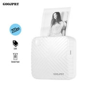 GOOJPRT P6 Portable BT Wireless Thermal Printer Receipt Label Sticker Printing,White