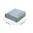 thumbnail image 3 of Plain Color Flannel Blanket, All-Season Warm Soft Velvet Blanket, Multi-Purpose Indoor Outdoor Blanket for Home Picnic Camping Aviation Leg Cover Winter Summer Use 78.74x90.55in 1PC, 3 of 6
