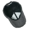thumbnail image 4 of Winter Baseball Cap for Women Lamb Wool Solid Color Warm Baseball Cap for Outdoor Travel, 4 of 5
