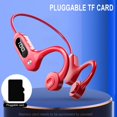 thumbnail image 5 of Tuphregyow Bluetooth Headphones Open Ear Headphones, With Digital Display Wireless Ear Hook Pluggable Sports Air-Conduction Headphones Bluetooth 5.3 Headset With Mic For Running, Driving, 5 of 5