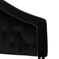 thumbnail image 4 of Noble House Miller Velvet Queen/Full Headboard,Black, 4 of 5