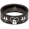 thumbnail image 5 of Kitty Lovers Tungsten Carbide Ring, 5 of 9