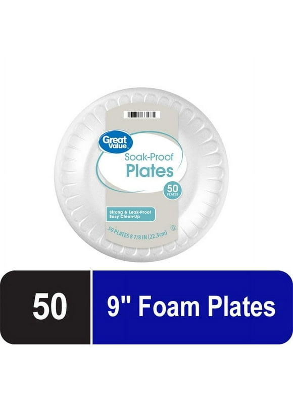Foam Plates in Disposable Tableware