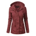 thumbnail image 5 of MixMatchy Women's Casual Lightweight Military Safari Anorak Utility Jacket, 5 of 7