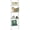 4-tiers White, variant on 4-Tier Industrial Ladder Shelf, White Marble Wood Open Storage Rack, Metal Frame Wall Mount Display Bookshelf for Bedroom Home Office