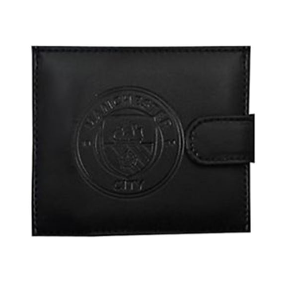 Manchester City FC Mens RFID Embossed Leather Wallet