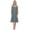 Blue, variant on TSADFHJI Pajamas Women Set Cotton Pants Women's Solid Color Inside with A Base Large Size Petticoat Loose Nightdress (Medium Length) Xxl White