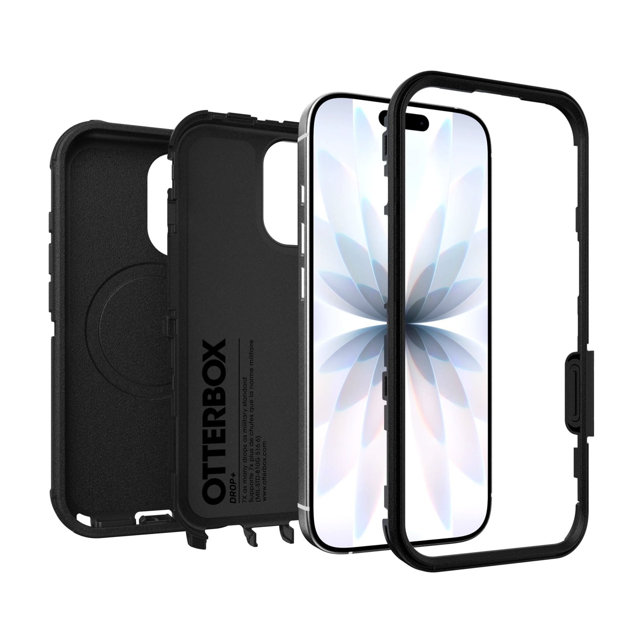 OtterBox Defender Series Pro Case with MagSafe and Camera Control for Apple iPhone 17 - Black
