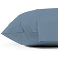 thumbnail image 5 of Color Sense 100% Cotton Percale Pillowcases – Breathable, Lightweight, Hotel-Quality - Cool & Crisp, Blue, King, 5 of 8