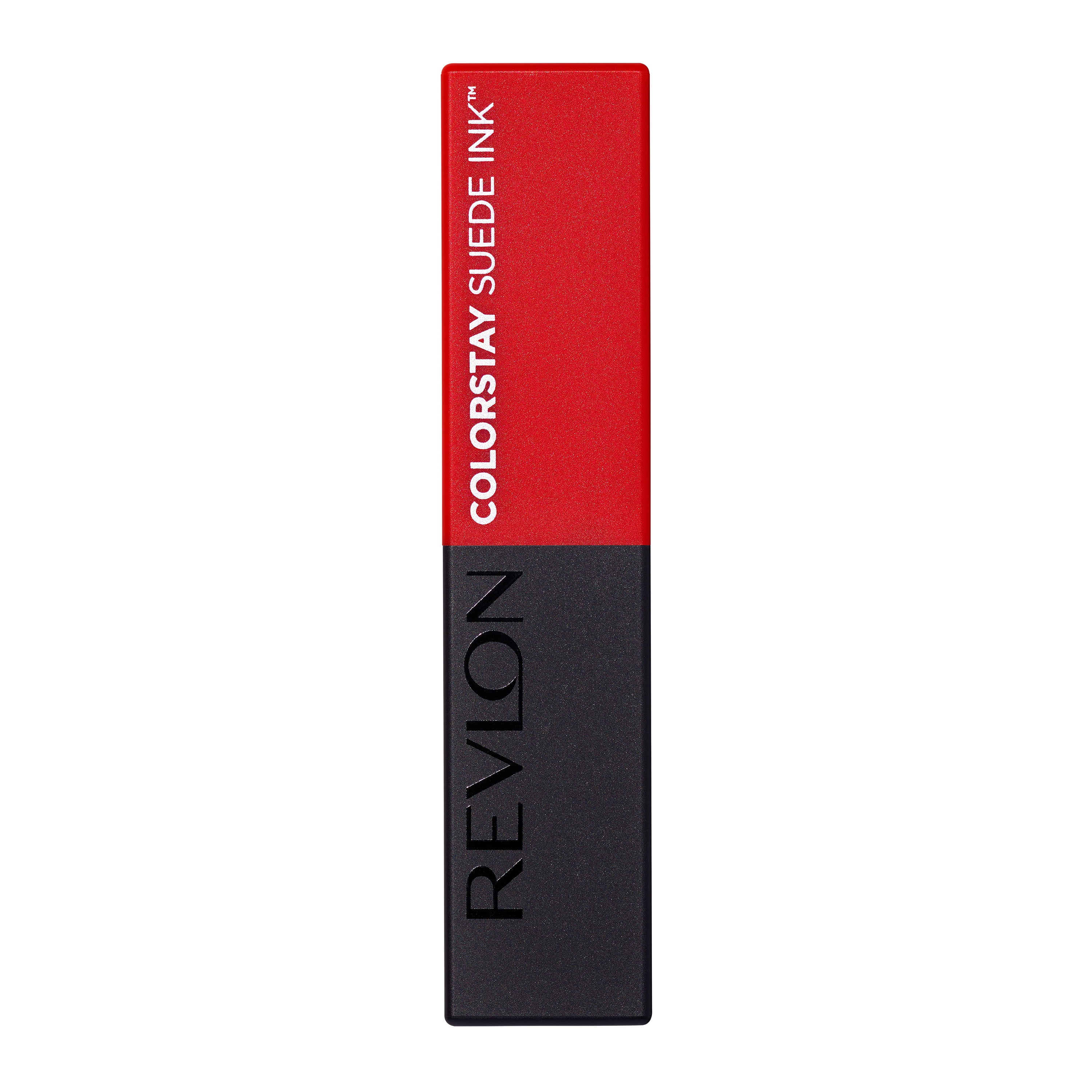 Revlon ColorStay Suede Ink, Built-in Primer, Infused with Vitamin E, Waterproof, Smudgeproof, Matte Color, 015 Lip Boom, 015 Lip Boom, 0.09 oz.