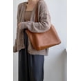 thumbnail image 2 of Kukuzhu Women's Tote Bag PU Leather Shoulder Bag Lightweight Hobo Purse Soft Large Handbag Work Top Handle Bag, 2 of 8