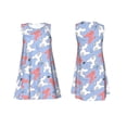 thumbnail image 7 of Pofeuu Cartoon Poodle Dog Print Women's Sleeveless Dress, Loose Fit Summer Dress, Casual Tank Dress for Women, 7 of 7