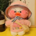 thumbnail image 2 of Muñeco de peluche de dibujos animados, almohada, pato ruborizado con conjunto de ropa, regalos para niños Tmvgtek juguetes de los niños, 2 of 6