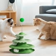 thumbnail image 6 of Cat Toy Roller 3-Level Turntable,Interactive Cat Toy with 4 Balls Interactive Kitten Fun Mental Physical Exercise Kitten Toys for Indoor Cats （Green）, 6 of 8