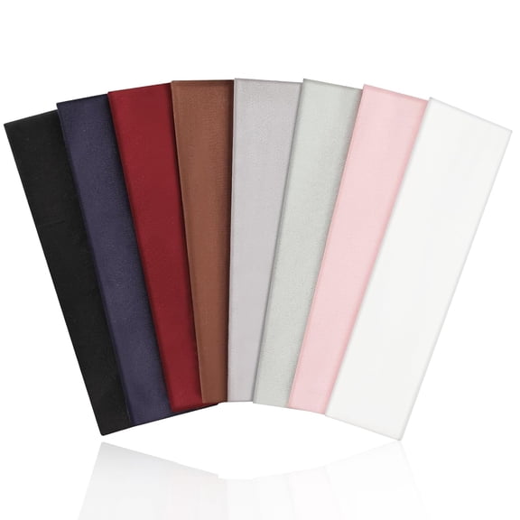 8-Pack Sport Headbands for Women Elastic Soft Fabric Non-Slip Hair Bands for Workout Yoga Running