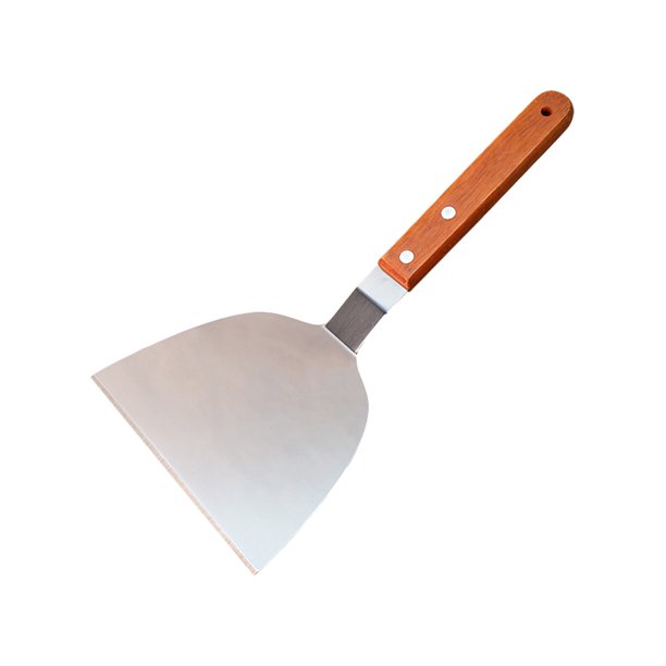 Billuyoard Pala para freír de acero inoxidable - Mango de sin rebabas para pulido de espejos - Para restaurantes occidentales Herramientas para Type3 NO3