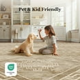 thumbnail image 5 of CHITOOMA 8'x10' Area Rugs for Living Room, Washable Boho Moroccan Rug Soft Vintage Distressed Geometric Tribal Area Rug for Bedroom Dining Room Office with Non-Slip Backing, Stain Resistant Non-Shed, 5 of 9