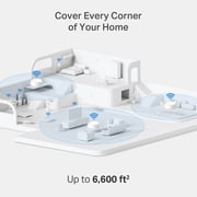 TP-Link – Deco 7 BE4800 Dual-Band Wi-Fi 7 Home Mesh System, 3-Pack (Deco WB14400) – Covers up to 6,600 Sq. Ft.