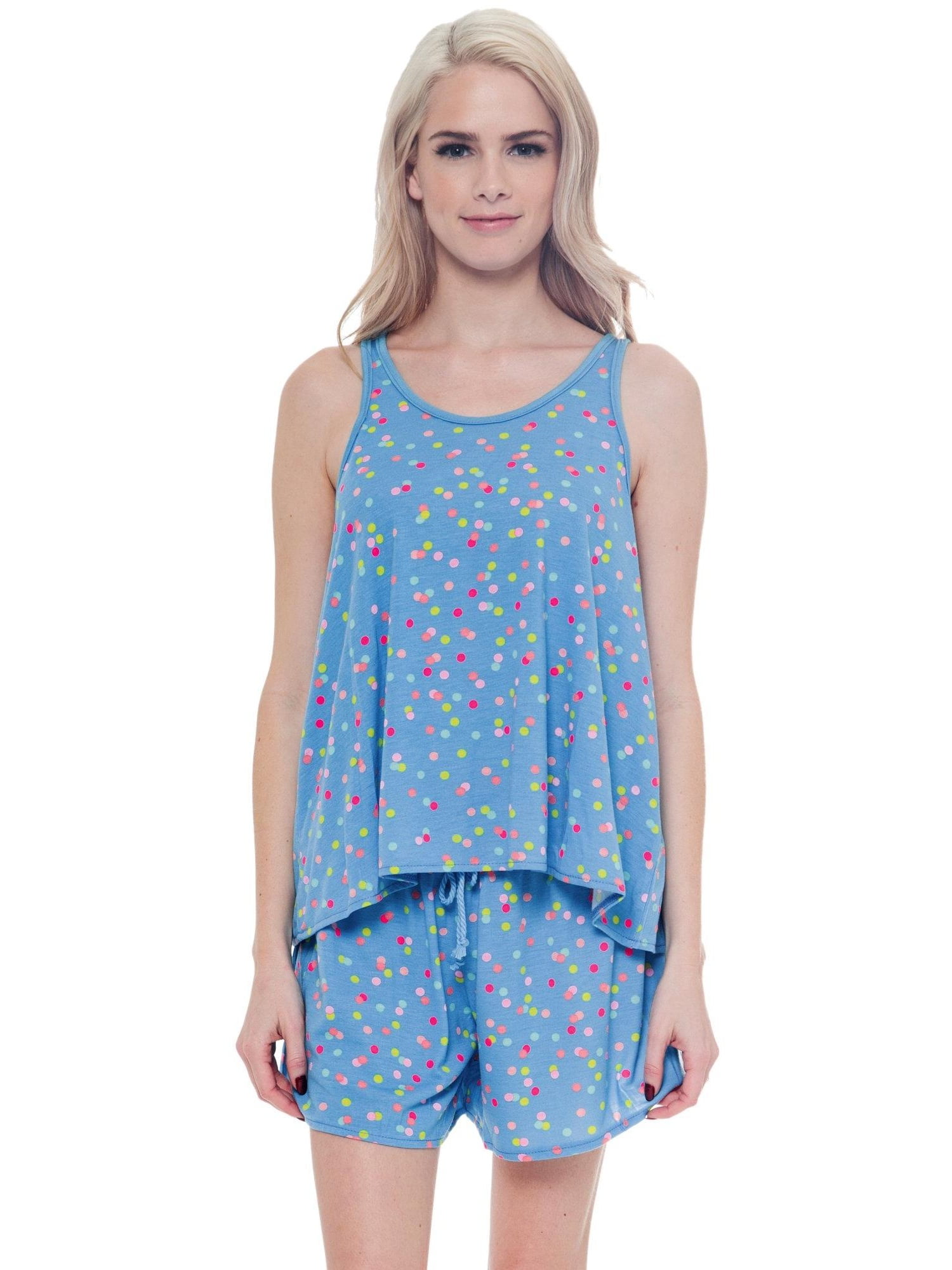 Joe Boxer Joe Boxer Women's Pajamas Print Sleep Tank and Boxer Shorts