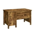 thumbnail image 6 of Delwin Lift Top Office Desk with File Cabinet Antique Nutmeg, 6 of 9