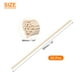 thumbnail image 2 of Uxcell 50 Pcs 1/4 x 12 pulgadas varillas de madera suaves y duraderas para proyectos de manualidades DIY, 2 of 5