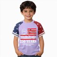 thumbnail image 2 of KPOPLK Boys 4th of July Short SleeveT-shirt Toddler Boy Flag Print Independence Day Short Sleeve Tee Top Size 12-13 Years,Purple, 2 of 7