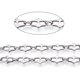 thumbnail image 2 of Tarnish Resistant 661 Stainless Steel Oval Link Chain Unwelded with Spool Stainless Steel Color 13.5x8.5x1.5mm 6.5x4.5x2mm about 32.81 Feet(10m)/Roll, 2 of 4