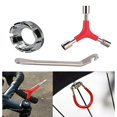 thumbnail image 5 of Bicycle Spoke Wrench Bike Spoke Tool Portable Bicycle Spoke Tool Kit with 1 Piece Tire Lever Bike Rim Correct Kit Cycling Pocket Tools for Bike Repair, Totally 7 Pieces Spoke Tool Kit, 5 of 5
