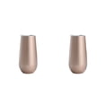 thumbnail image 4 of Inteprter Copas de cóctel, estructura firme sin costuras, flauta de champán, copa de tostado, vaso de vino de regalo dulce, oro rosa brillante Oro rosa brillante arpox.180ml 2piezas Inteprter CBP277781, 4 of 5