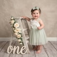 thumbnail image 3 of 2Bunnies Baby Toddler Girls' 6M-3T 3D Flower Petal Bow Tie-Back Bow Dress, 3 of 3