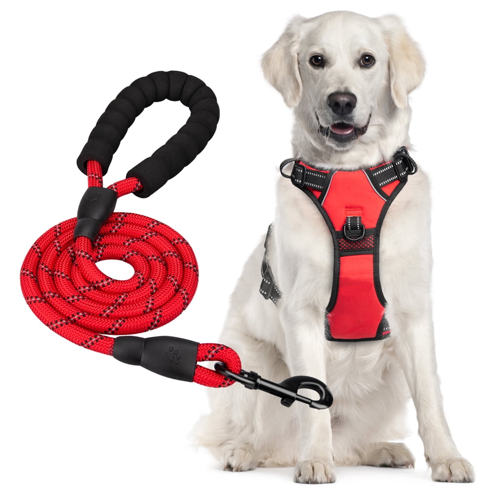 PoyPet Dog Harness and Leash Combo, Escape Proof No Pull Vest Harness