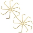thumbnail image 2 of 50 Uds pequeños ganchos en L tornillos de ángulo recto ganchos de tornillo autorroscantes tornillos de Metal para colgar cuadros, 2 of 8