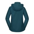 thumbnail image 2 of Womens Waterproof Rain Jacket, Lightweight Windproof for Hiking Travel Mosaic Blue 2XL, 2 of 6