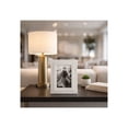 thumbnail image 2 of Rectangular Marble Picture Frames for Tabletop Accent - Decorative Photo Frame for Wall Display with Smooth Polished Surface - Sculpted Edge Detail and Refined Contemporary Styling - 10", White, 2 of 12